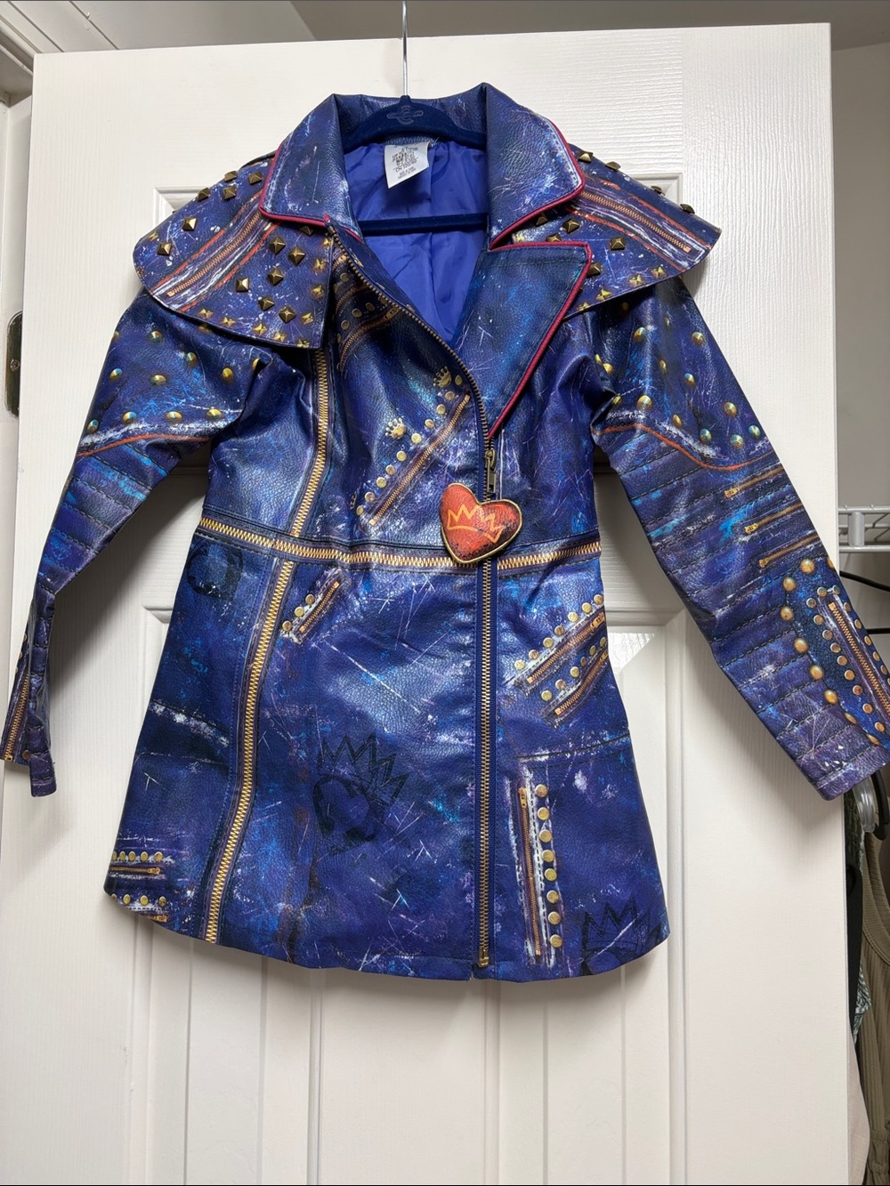Disney descendants 2 Evie Faux Leather Studded Halloween Costume
